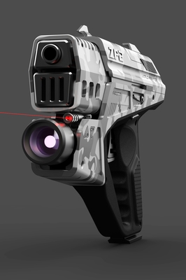 3D游戏道具ZP2突击枪~建模及渲染